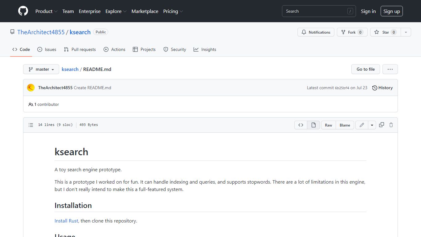 ksearch/README.md at master · TheArchitect4855/ksearch